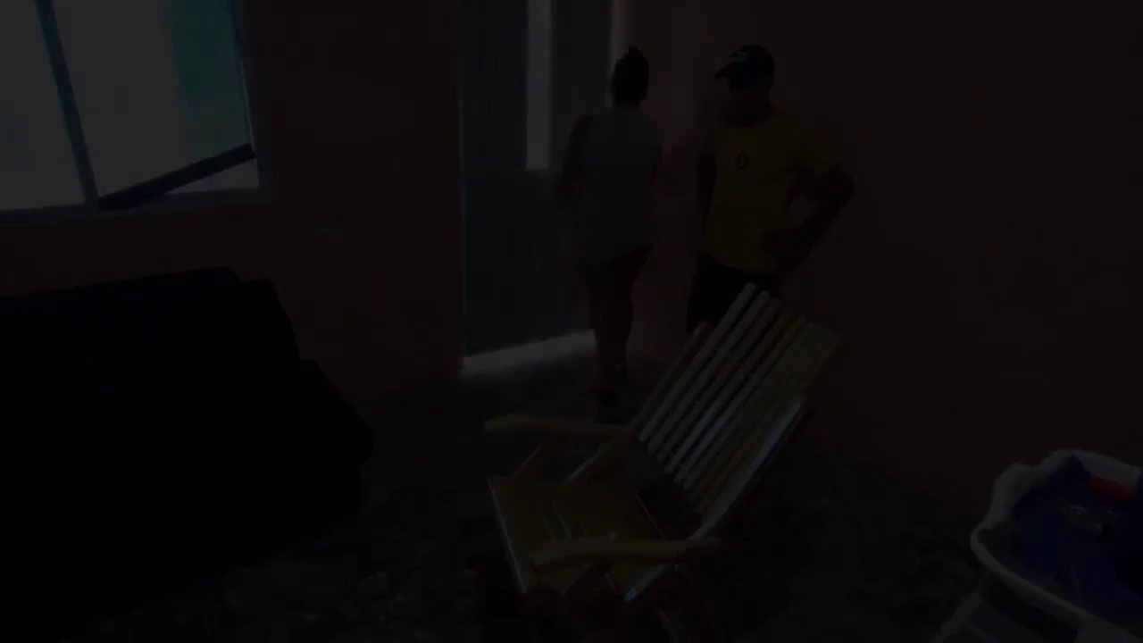 I seek my neighbor's assistance and end up pleasuring his well-endowed member, leaving my luscious pussy filled with his creamy essence. Adult content in Spanish porn video